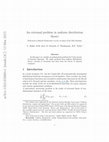 Research paper thumbnail of An extremal problem in uniform distribution theory