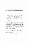 Research paper thumbnail of Multivariate Approximation Methods for the Pricing of Catastrophe—Linked Bonds