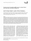 Research paper thumbnail of Normative data for Australian midlife women on category fluencyand a short form of the Boston Naming Test