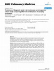 Research paper thumbnail of Predictors of diagnostic yield in bronchoscopy: a retrospective cohort study comparing different combinations of sampling techniques