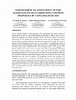 Research paper thumbnail of ENHANCEMENT SULFATES EFFECT IN FINE AGGREGATE ON SELF COMPACTING CONCRETE PROPERTIES BY USING RISE HUSK ASH