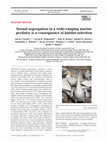 Research paper thumbnail of Sexual segregation in a wide-ranging marine predator is a consequence of habitat selection