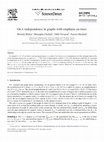 Research paper thumbnail of On -independence in graphs with emphasis on trees