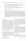 Research paper thumbnail of WSO-UV project for high-resolution spectroscopy and imaging