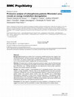 Research paper thumbnail of Proteome analysis of schizophrenia patients Wernicke's area reveals an energy metabolism dysregulation