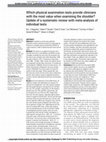 Research paper thumbnail of Which physical examination tests provide clinicians with the most value when examining the shoulder? Update of a systematic review with meta-analysis of individual tests