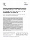 Research paper thumbnail of Effects of scapular dyskinesis and scapular assistance test on subacromial space during static arm elevation