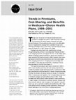 Research paper thumbnail of Trends in premiums, cost-sharing, and benefits in Medicare+Choice health plans, 1999--2001