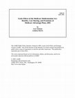 Research paper thumbnail of Early Effects of the Medicare Modernization Act: Benefits, Cost Sharing, and Premiums of Medicare Advantage Plans, 2005