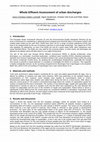 Research paper thumbnail of Whole Effluent Assessment of urban discharges