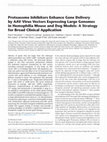 Research paper thumbnail of Proteasome Inhibitors Enhance Gene Delivery by AAV Virus Vectors Expressing Large Genomes in Hemophilia Mouse and Dog Models: A Strategy for Broad Clinical Application