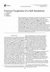 Research paper thumbnail of Fracture toughness of a soft sandstone