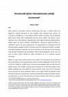 Research paper thumbnail of Demokratik Eğitim Mücadelesinde Laikliği Anımsamak