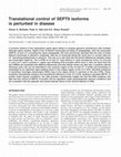 Research paper thumbnail of Translational control of SEPT9 isoforms is perturbed in disease