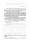 Research paper thumbnail of TERCEIRIZAÇÃO: opção legislativa, judiciária ou política