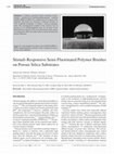 Research paper thumbnail of Stimuli-Responsive Semi-Fluorinated Polymer Brushes on Porous Silica Substrates