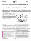 Research paper thumbnail of Fibrinolytic Poly(dimethyl siloxane) Surfaces