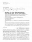 Research paper thumbnail of Phase Behavior at High Pressure of the Ternary System: CO2, Ionic Liquid and Disperse Dye