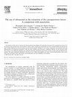 Research paper thumbnail of The use of ultrasound in the extraction of Ilex paraguariensis leaves: A comparison with maceration