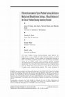 Research paper thumbnail of Efficient assessment of social problem-solving abilities in medical and rehabilitation settings: a rasch analysis of the social problem-solving inventory-revised