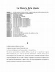 Research paper thumbnail of La Historia de la Iglesia