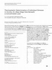 Research paper thumbnail of Thermoelastic Determination of Individual Stresses in Vicinity of a Near-Edge Hole Beneath a Concentrated Load