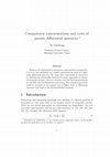 Research paper thumbnail of Commutator representations and roots of pseudo differential operators