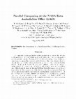 Research paper thumbnail of Parallel computing at the NASA Data Assimilation Office (DAO)