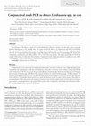 Research paper thumbnail of Conjunctival swab PCR to detect Leishmania spp. in cats