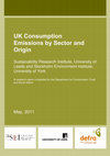 Research paper thumbnail of UK Consumption Emissions by Sector and Origin