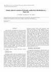 Research paper thumbnail of Seismic induced variation of hydraulic conductivity distribution in a large tank