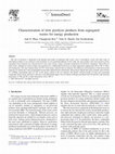 Research paper thumbnail of Characterisation of slow pyrolysis products from segregated wastes for energy production