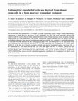 Research paper thumbnail of Endometrial endothelial cells are derived from donor stem cells in a bone marrow transplant recipient