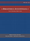 Research paper thumbnail of » BIBLIOTHECA AUGUSTINIANA « ISSN 2469-0341. VOL. IV AÑO 2015 ENERO - JUNIO