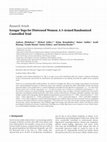 Research paper thumbnail of Iyengar Yoga for Distressed Women: A 3-Armed Randomized Controlled Trial