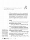 Research paper thumbnail of Investigações interdisciplinares sobre corpo publicidade e tecnologia