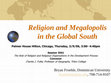 Research paper thumbnail of Religion and Megalopolis in the Global South: The Role of Religion and Religious Organizations in the Development Process