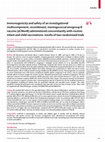 Research paper thumbnail of Immunogenicity and Safety of an Investigational Fully Liquid Hexavalent Combination Vaccine Versus Licensed Combination Vaccines at 6, 10, and 14 Weeks of Age in Healthy South African Infants