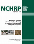 Research paper thumbnail of A Guide to Regional Transportation Planning for Disasters, Emergencies, and Significant Events