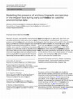 Research paper thumbnail of Modelling the presence of anchovy Engraulis encrasicolus in the Aegean Sea during early summer, based on satellite environmental data