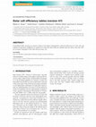 Research paper thumbnail of Solar cell efficiency tables (version 47