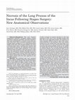 Research paper thumbnail of Necrosis of the long process of the incus following stapes surgery: New anatomical observations