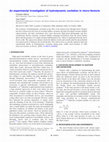 Research paper thumbnail of An experimental investigation of hydrodynamic cavitation in micro-Venturis