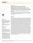 Research paper thumbnail of Multi-Action Planning for Threat Management: A Novel Approach for the Spatial Prioritization of Conservation Actions