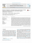 Research paper thumbnail of Chemical composition, insecticidal activity and persistence of three Asteraceae essential oils and their nanoemulsions against Callosobruchus maculatus (F