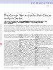 Research paper thumbnail of The Cancer Genome Atlas Pan-Cancer analysis project