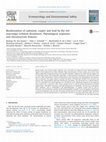 Research paper thumbnail of Bioabsorption of cadmium, copper and lead by the red macroalga Gelidium floridanum: Physiological responses and ultrastructure features