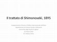 Research paper thumbnail of Il trattato di Shimonoseki, 1895