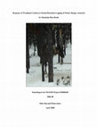 Research paper thumbnail of Response of woodland caribou to partial retention logging of winter ranges attacked by mountain pine beetle