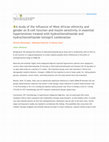 Research paper thumbnail of The effect of West African Ethnicity and Gender on Beta Cell function and HOMA-IR in Essential hypertensives on thiazide or lisinopril -thiazider